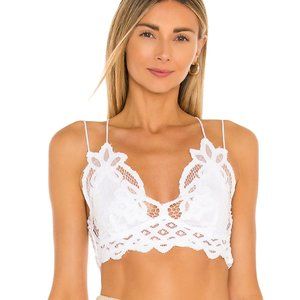 Free People white lace bralette